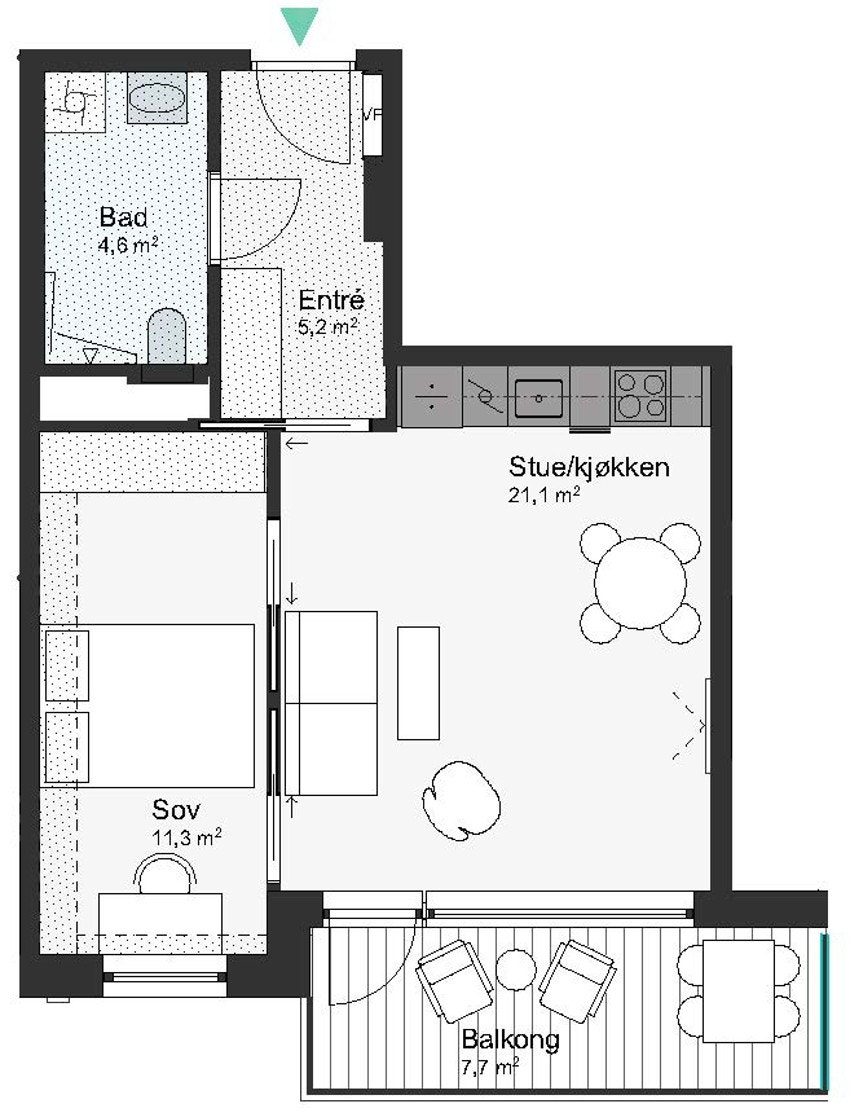 A71-4-702 Leilighet 4-702 Galleribilde