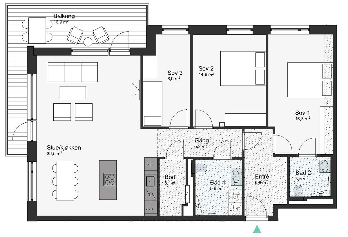 A71-4-504 Leilighet 4-504 Galleribilde