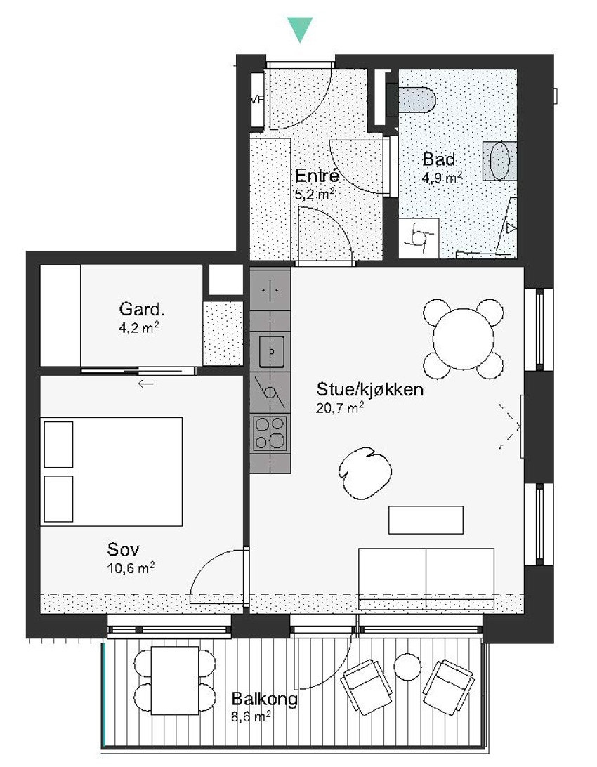 A71-4-601 Leilighet 4-601 Galleribilde
