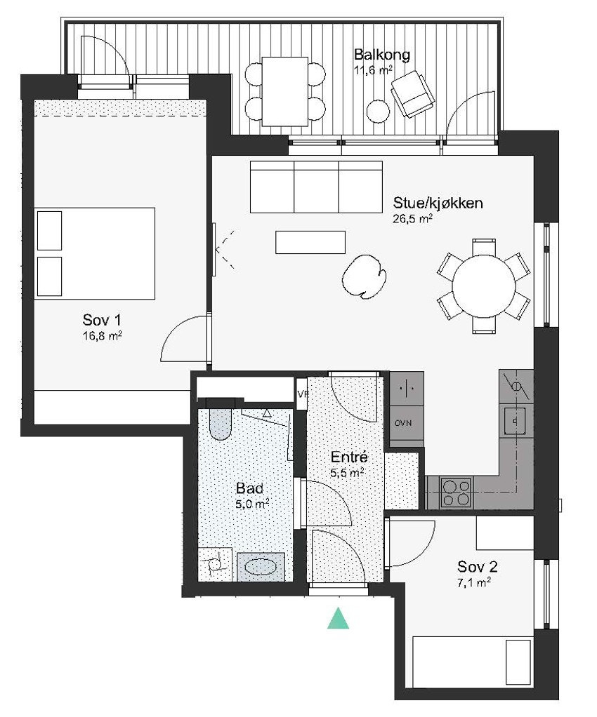 A71-4-805 Leilighet 4-805 Galleribilde