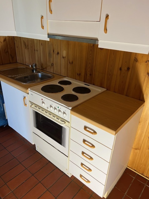 Kjøkken med komfyr Galleribilde