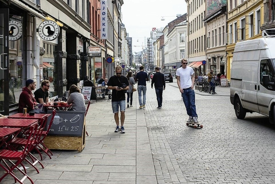 Rett ved Torggata plass Galleribilde