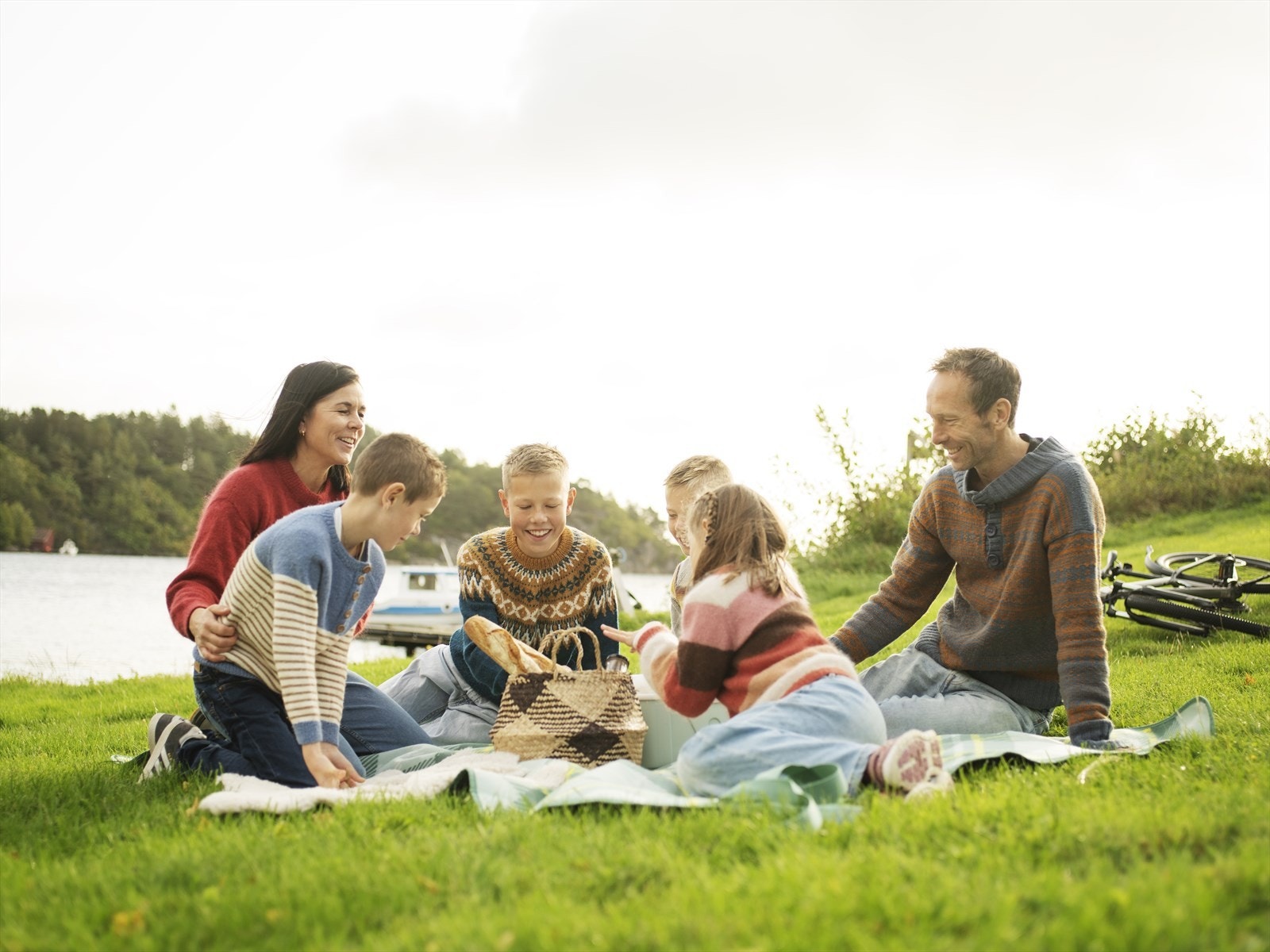 Stemningsbilde fra Landebukta. Her får man ro og fred, samtidig som sentrum er en kort sykkeltur unna. Galleribilde