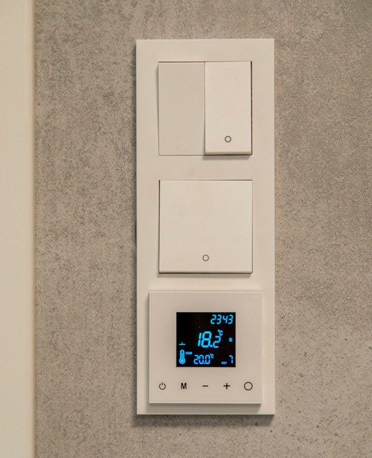 termostat for varmgul til bad Galleribilde