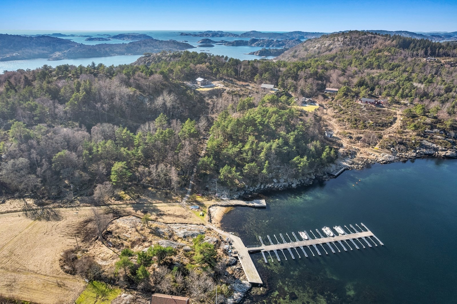 Nordstranda på Landøy hvor man har båplass Galleribilde