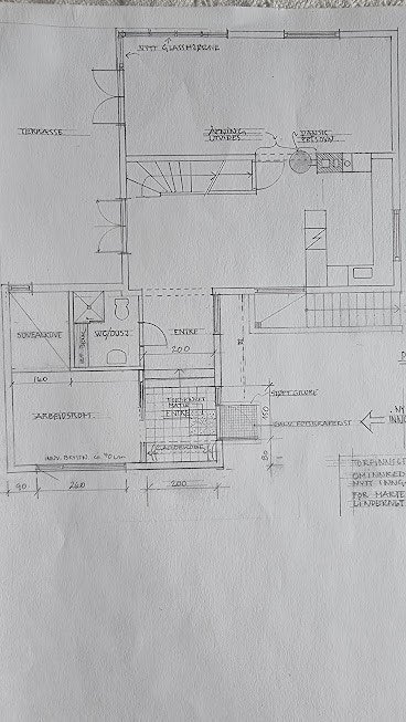 Plantegning 1.etg Galleribilde