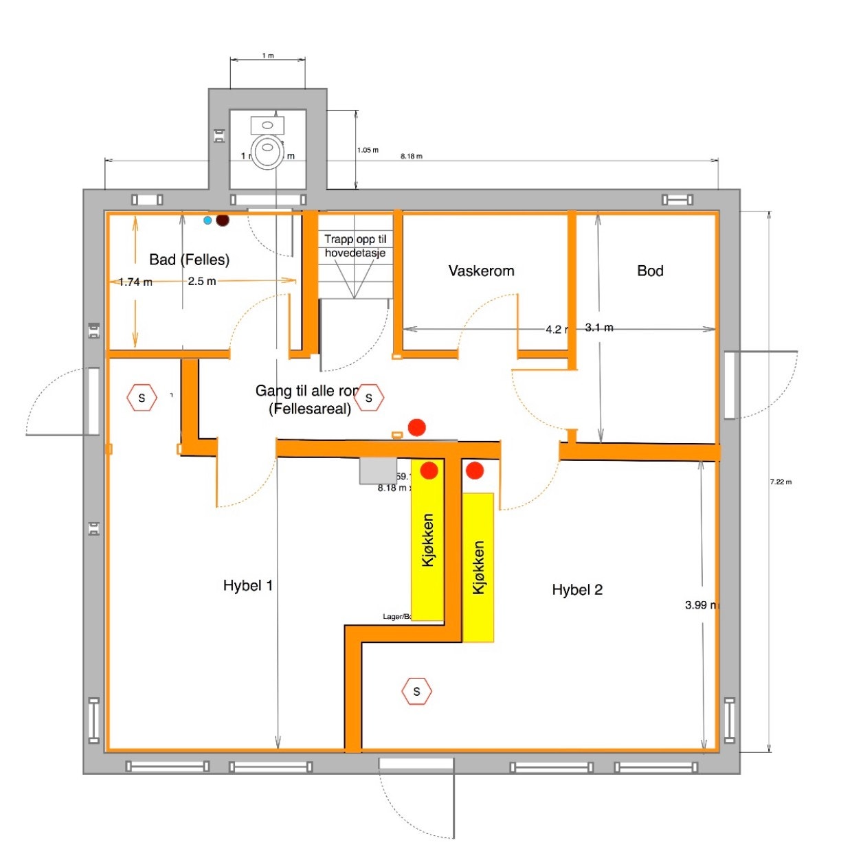 Hybel 1 Galleribilde