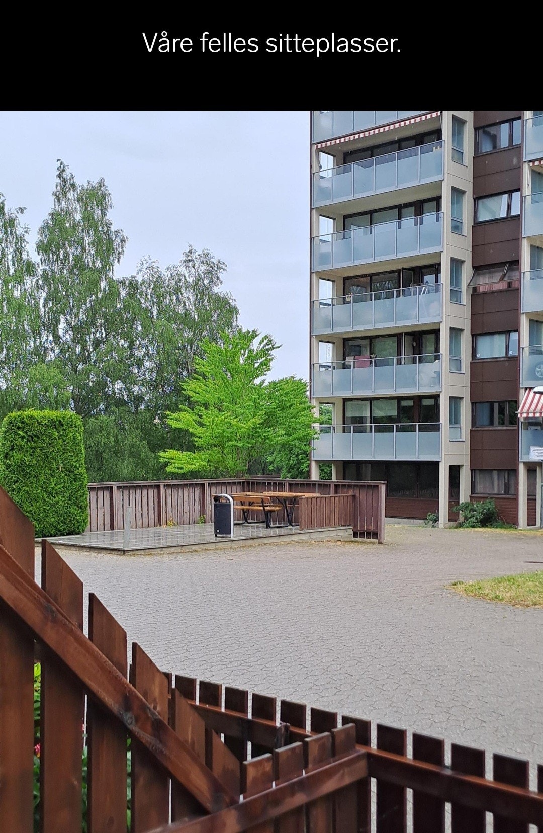 Våre felles sitteplasser. Galleribilde