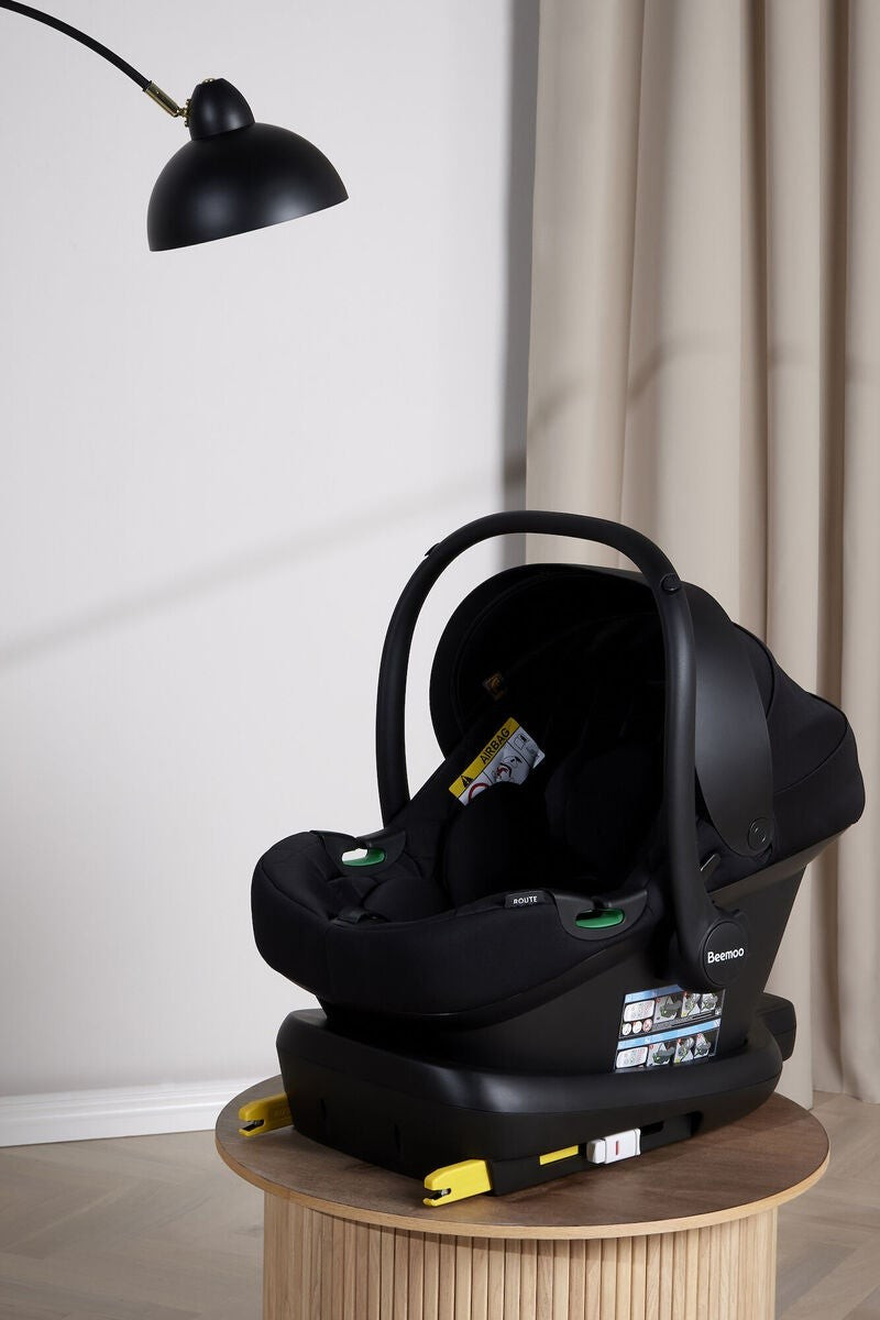 Beemoo Route i Size Babybilstol inkl. ISOFIX Base Black Stone FINN torget