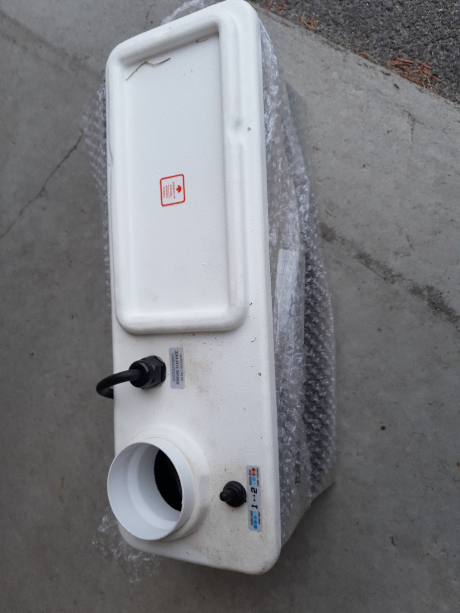 Envirolet avtrekksvifte med varme 220 volt FINN