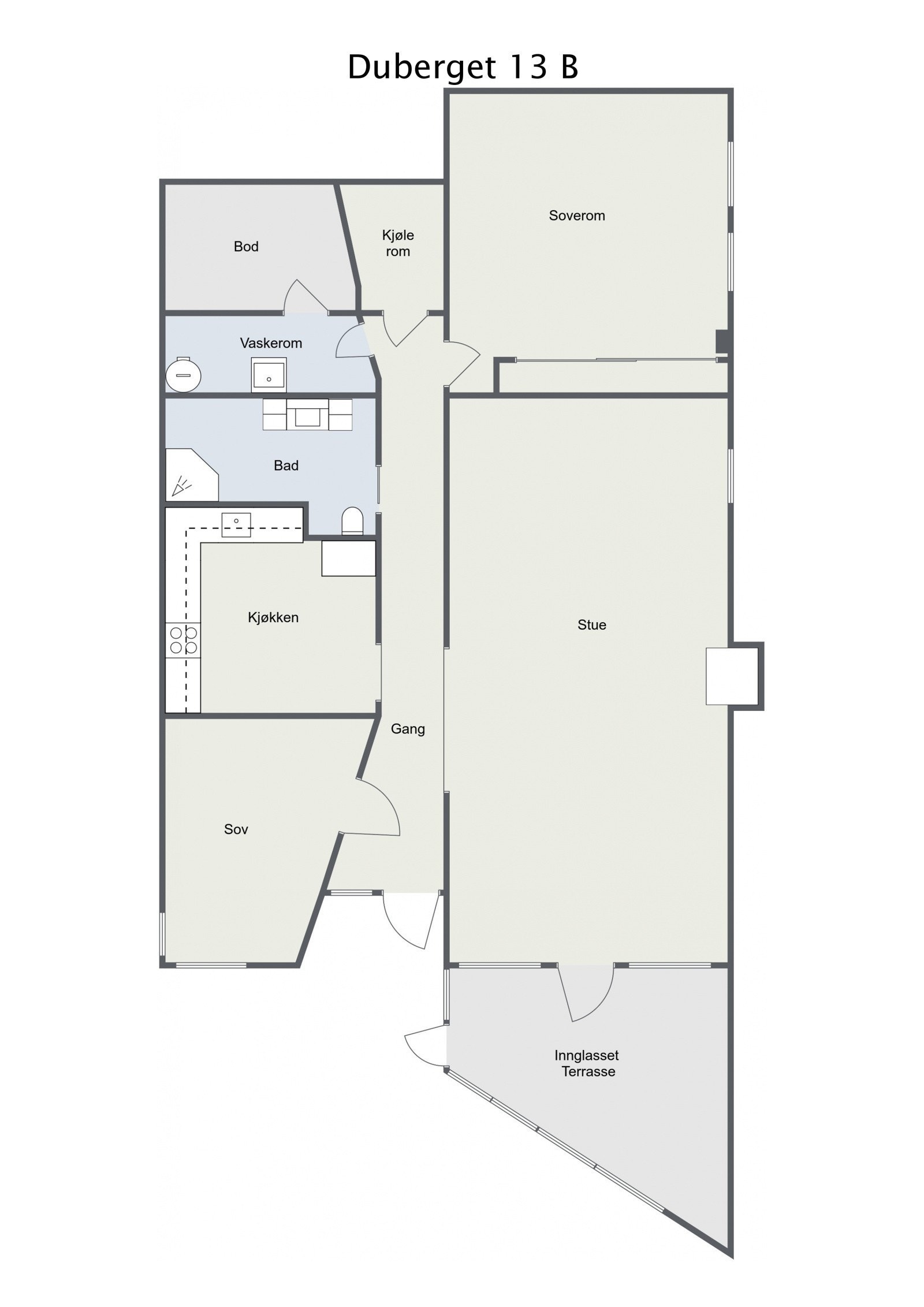 Plantegning Galleribilde