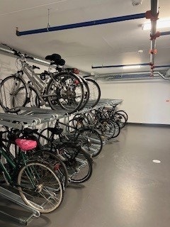 Sykkelparkering Galleribilde