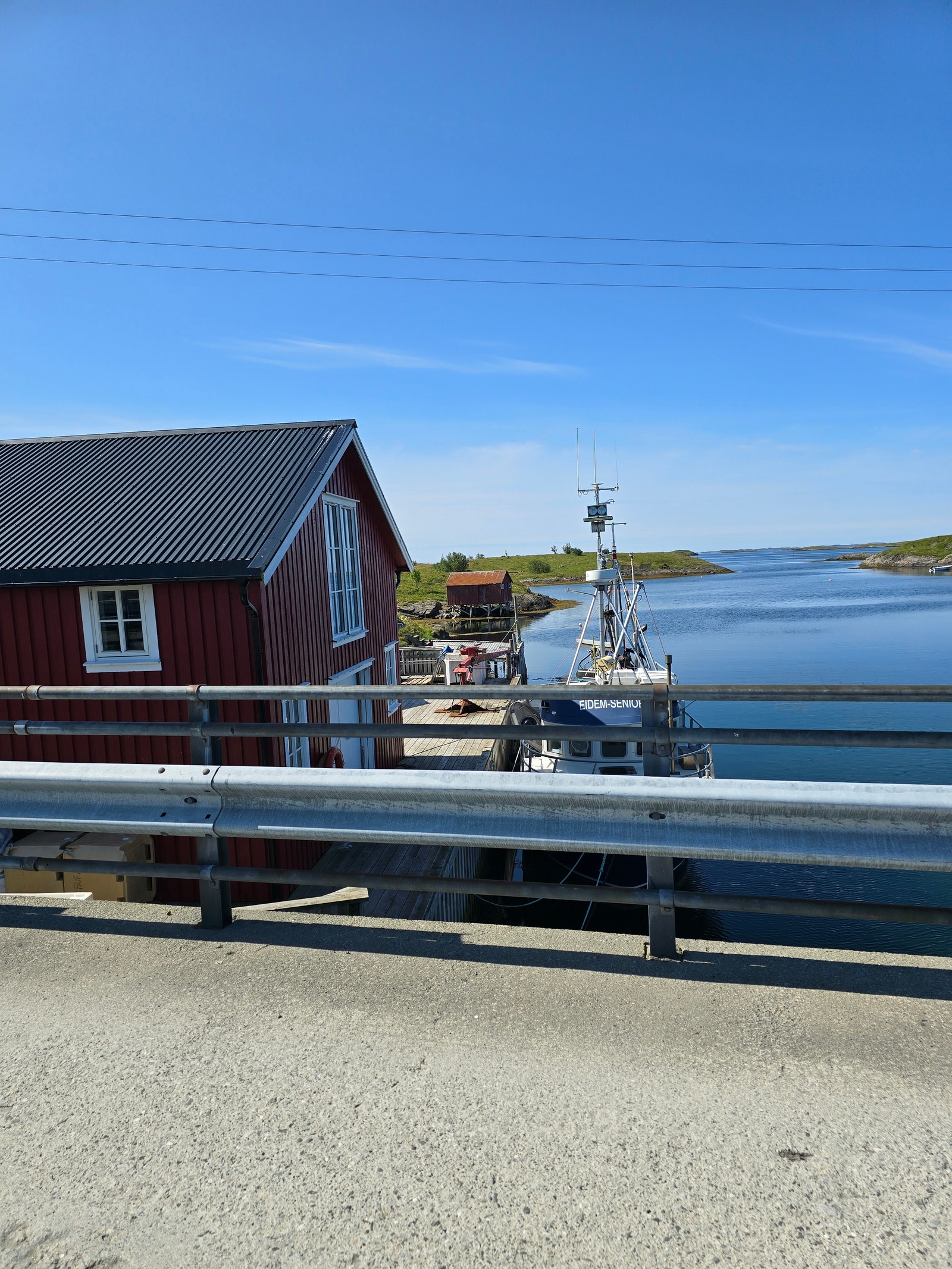 Bilde tatt fra bro mot vest Galleribilde