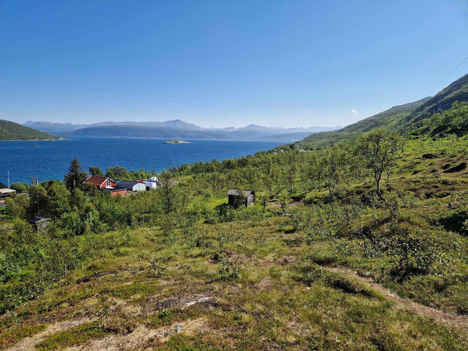 Utsikt fra toppen av tomta Galleribilde