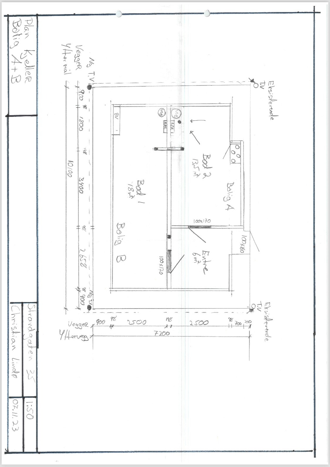 Bod i kjeller Galleribilde