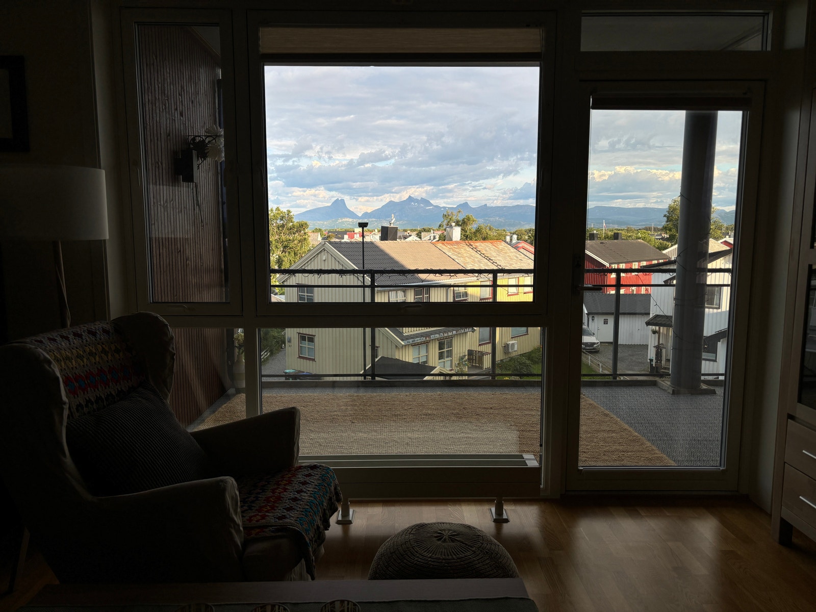 Utsikt fra stua Galleribilde