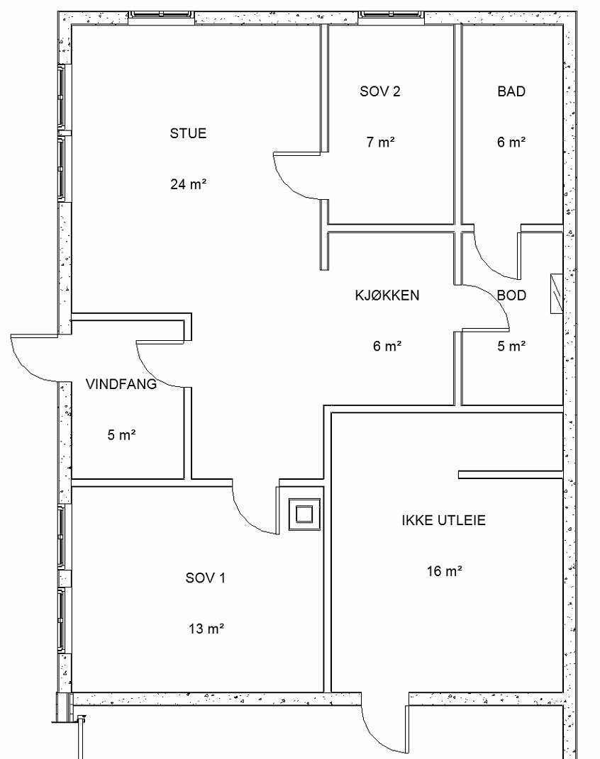 Plantegning Galleribilde