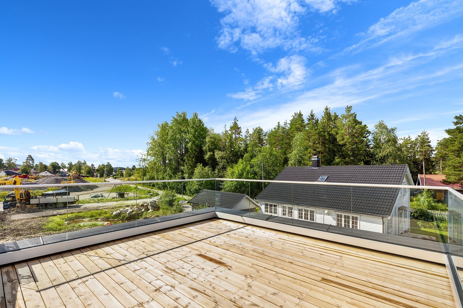 Takterrasse mot vest Galleribilde