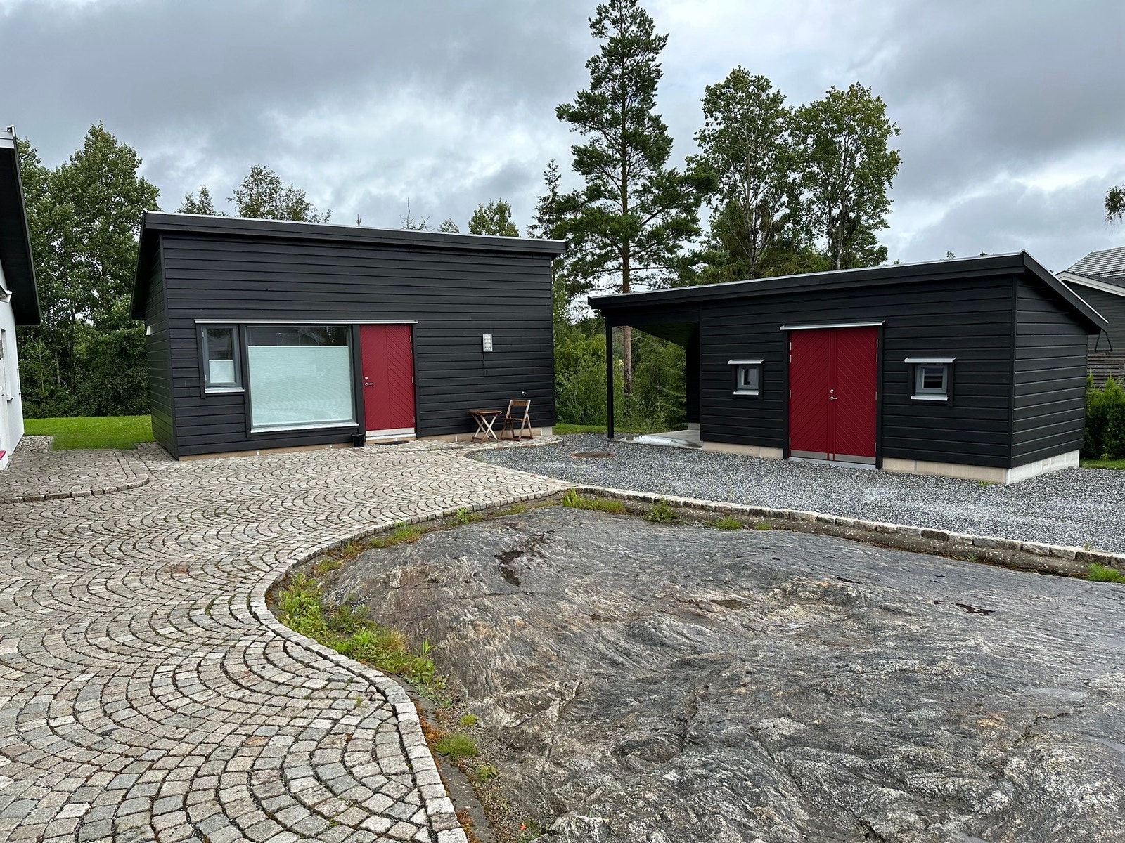 Sportsbod og sykkelparkering Galleribilde