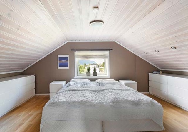 Soverom loft mot vest Galleribilde