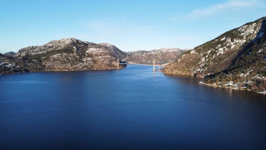Like ved innseilingen til den populære Lysefjorden Galleribilde