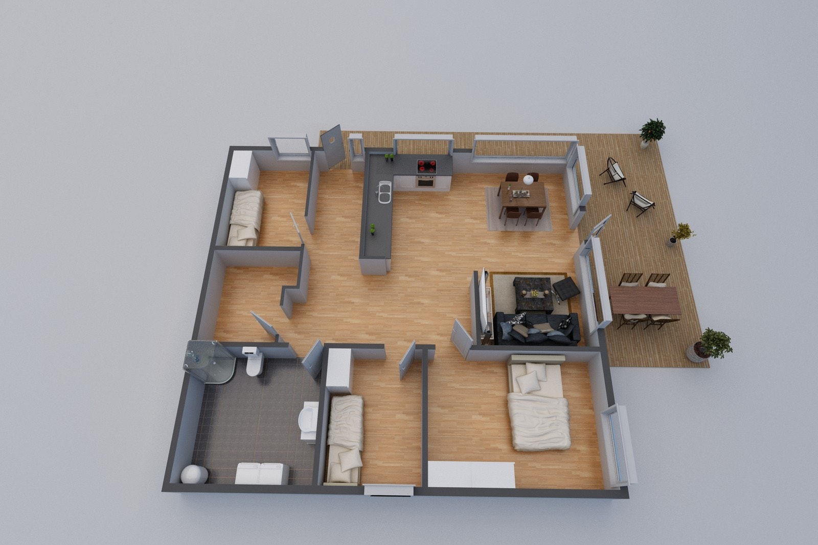 Plantegning 1 .etasje Galleribilde