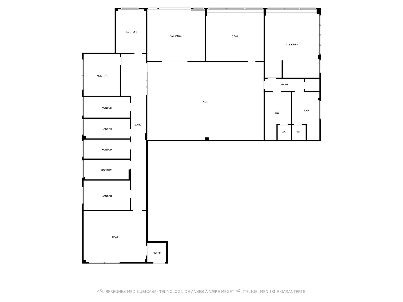 Plantegning Galleribilde