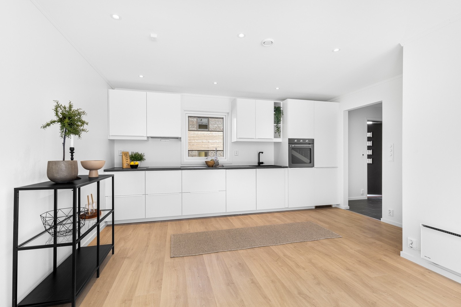 Kjøkkeninnredningen leveres fra Ikea. Galleribilde