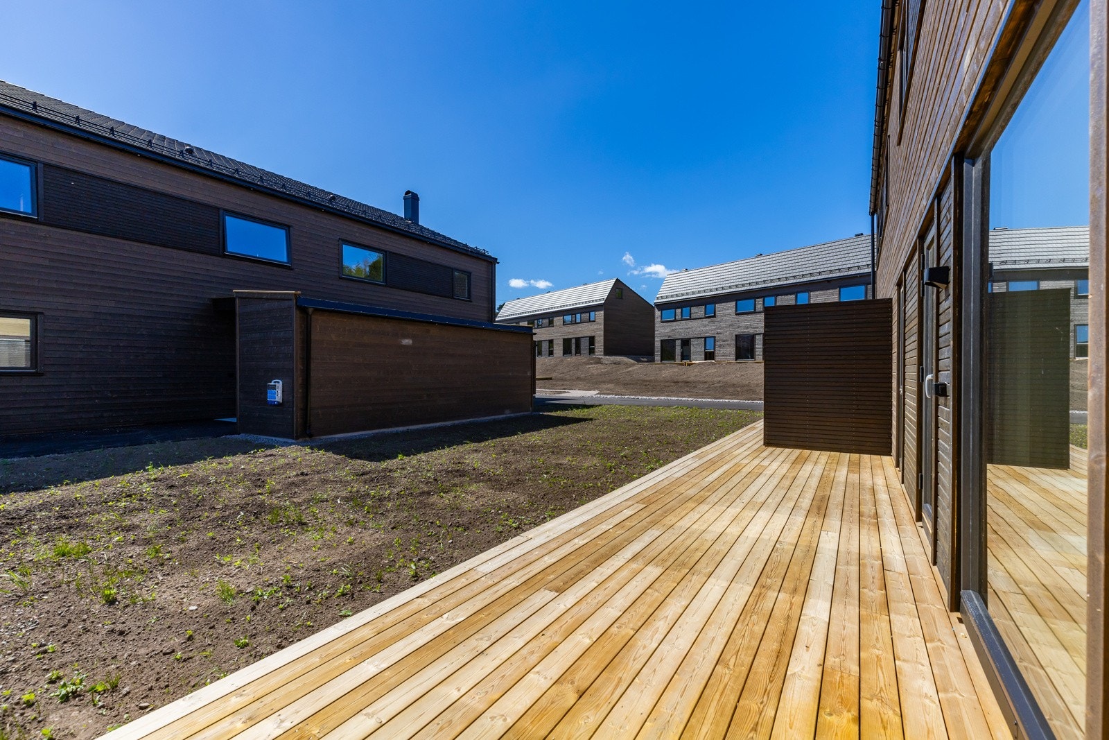 I tillegg vil hver bolig få egen hage som blir tilsådd, der solfylte sommerdager kan nytes til fulle. Galleribilde