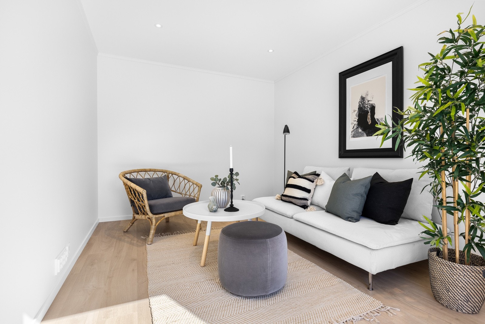 Rommets plassering gir flere innredningsmuligheter. Galleribilde