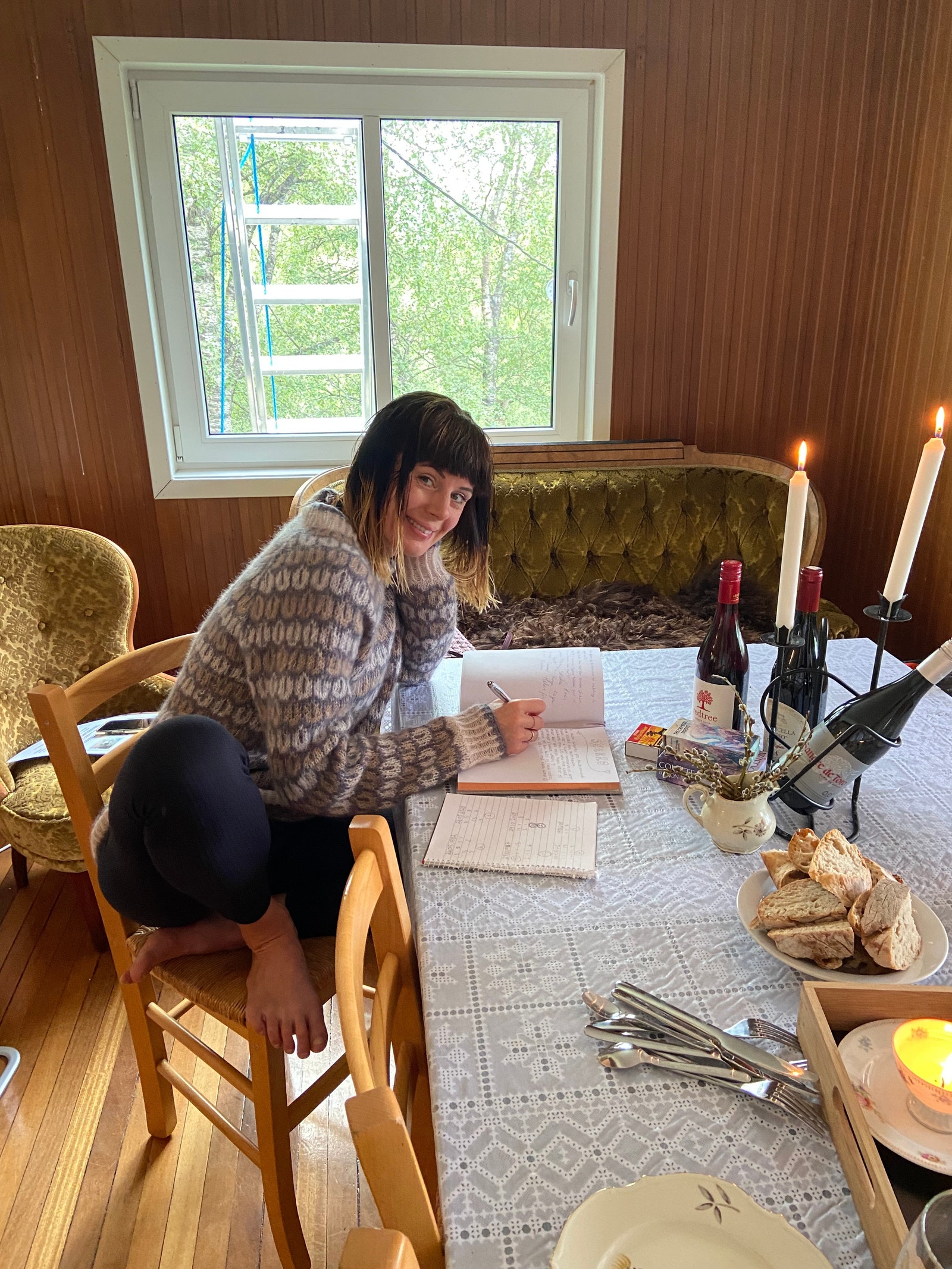 Husk å skrive i hytteboka Galleribilde