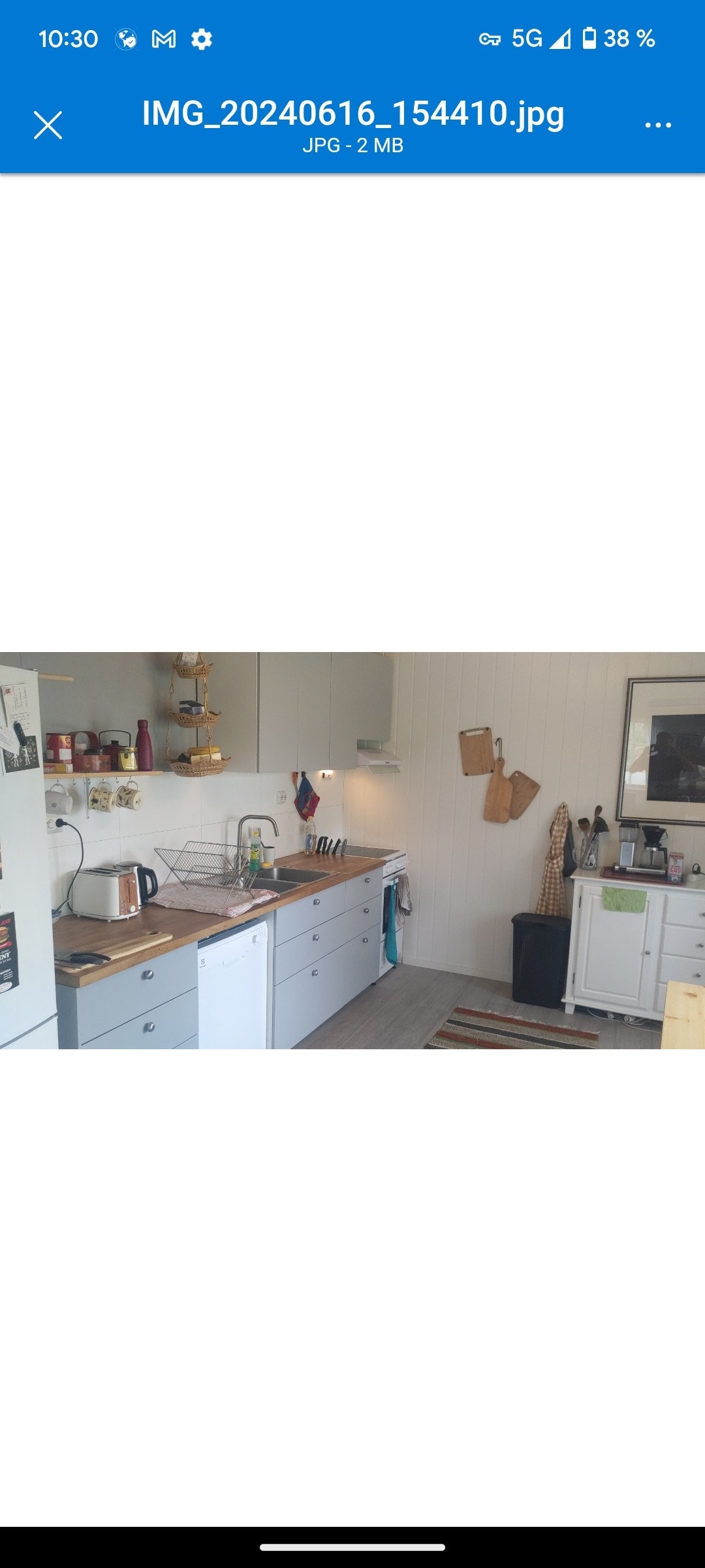 Kjøkken. Galleribilde