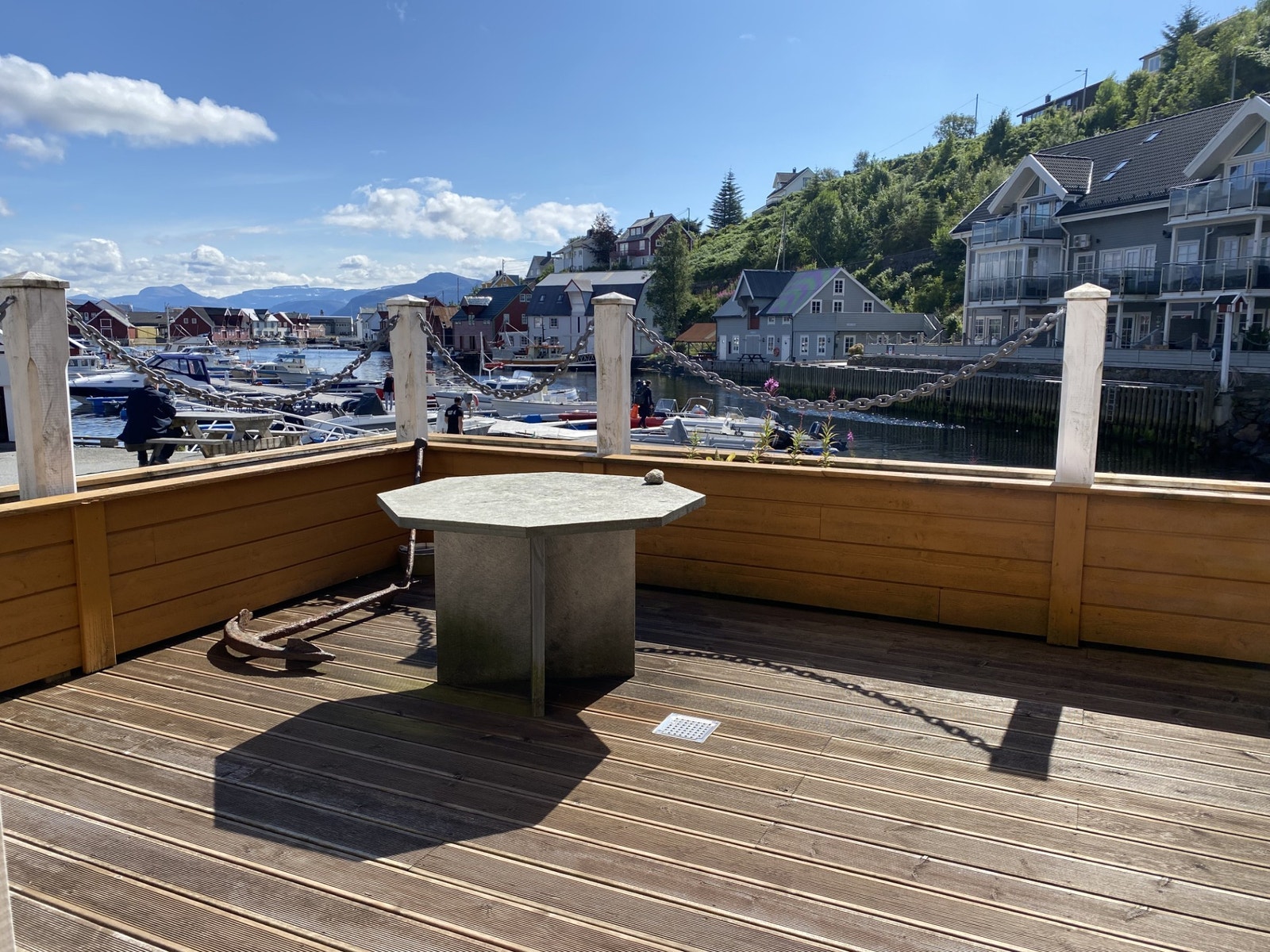 Fantastisk sjøutsikt fra terrassen Galleribilde