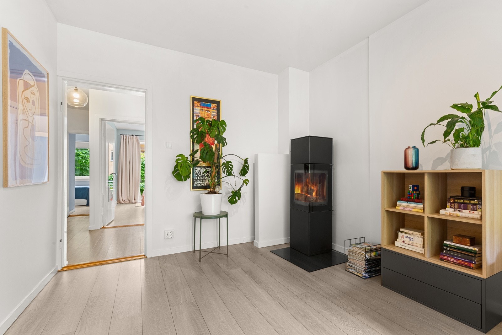 Peisen varmer godt på vinteren Galleribilde