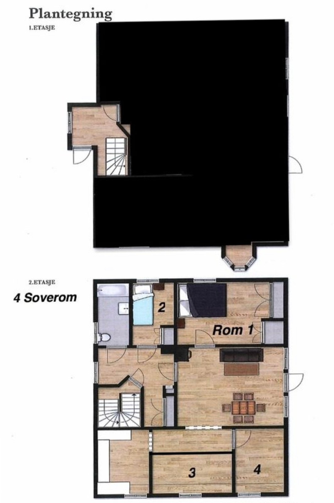 Plantegning Galleribilde