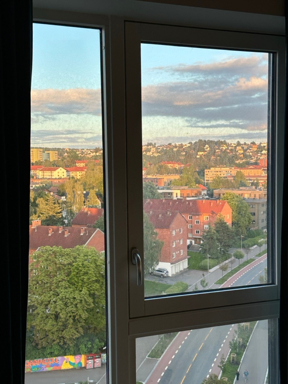 Utsikt fra stuevindu Galleribilde