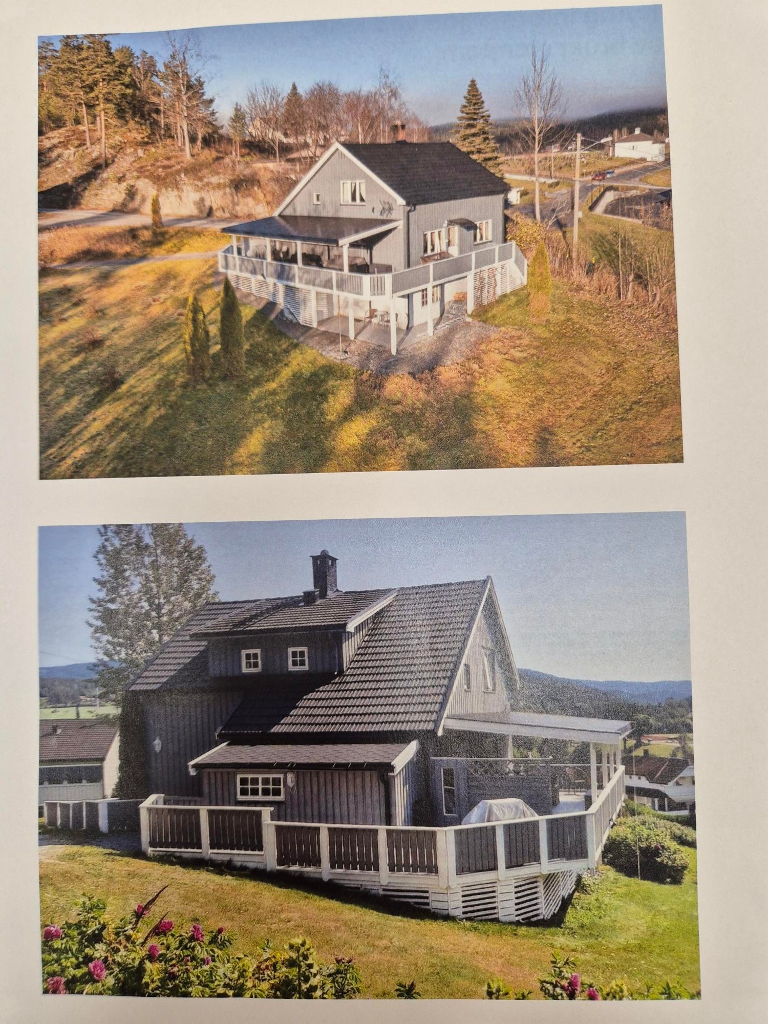 Bilder fra tidligere salgsoppgave for å illustrere. Huset er pr. i dag ikke møblert og klart til innflytting. Galleribilde