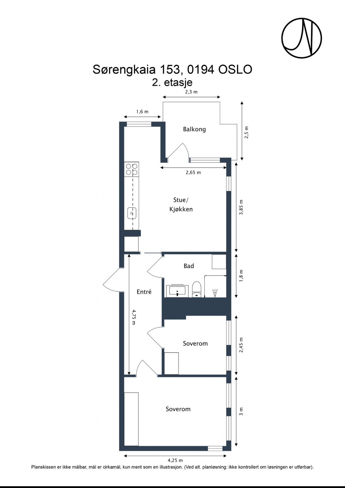 Plantegning Galleribilde