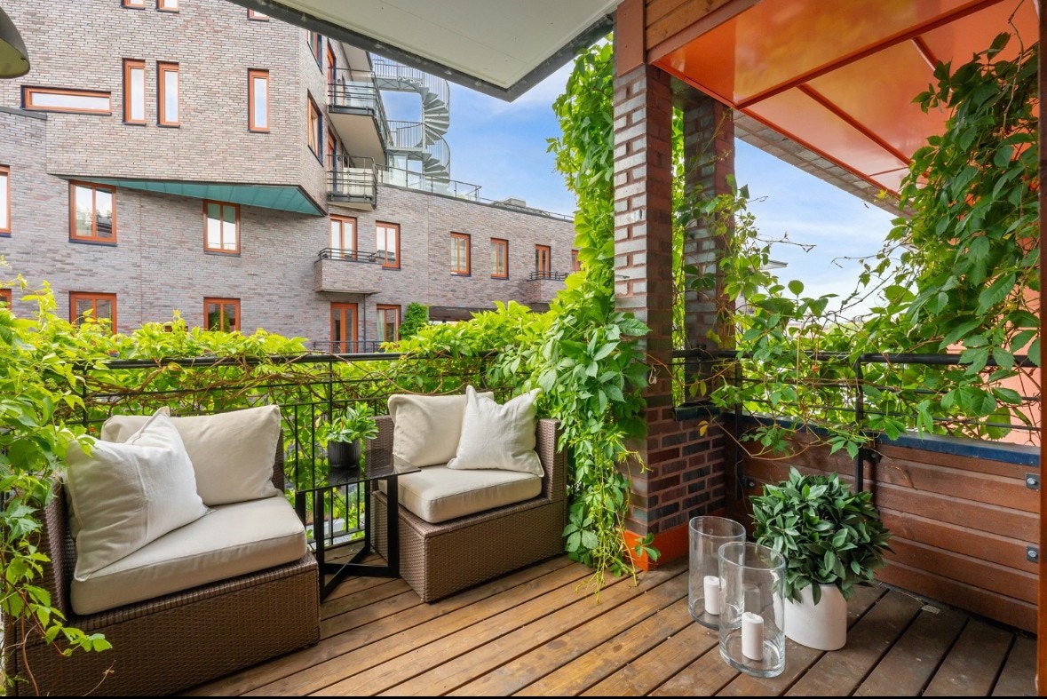 Solrik terrasse Galleribilde