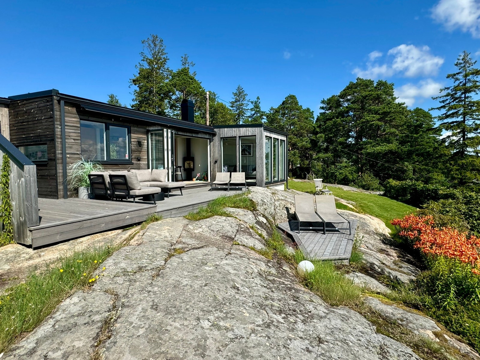 Moderne og eksklusiv hytte Galleribilde