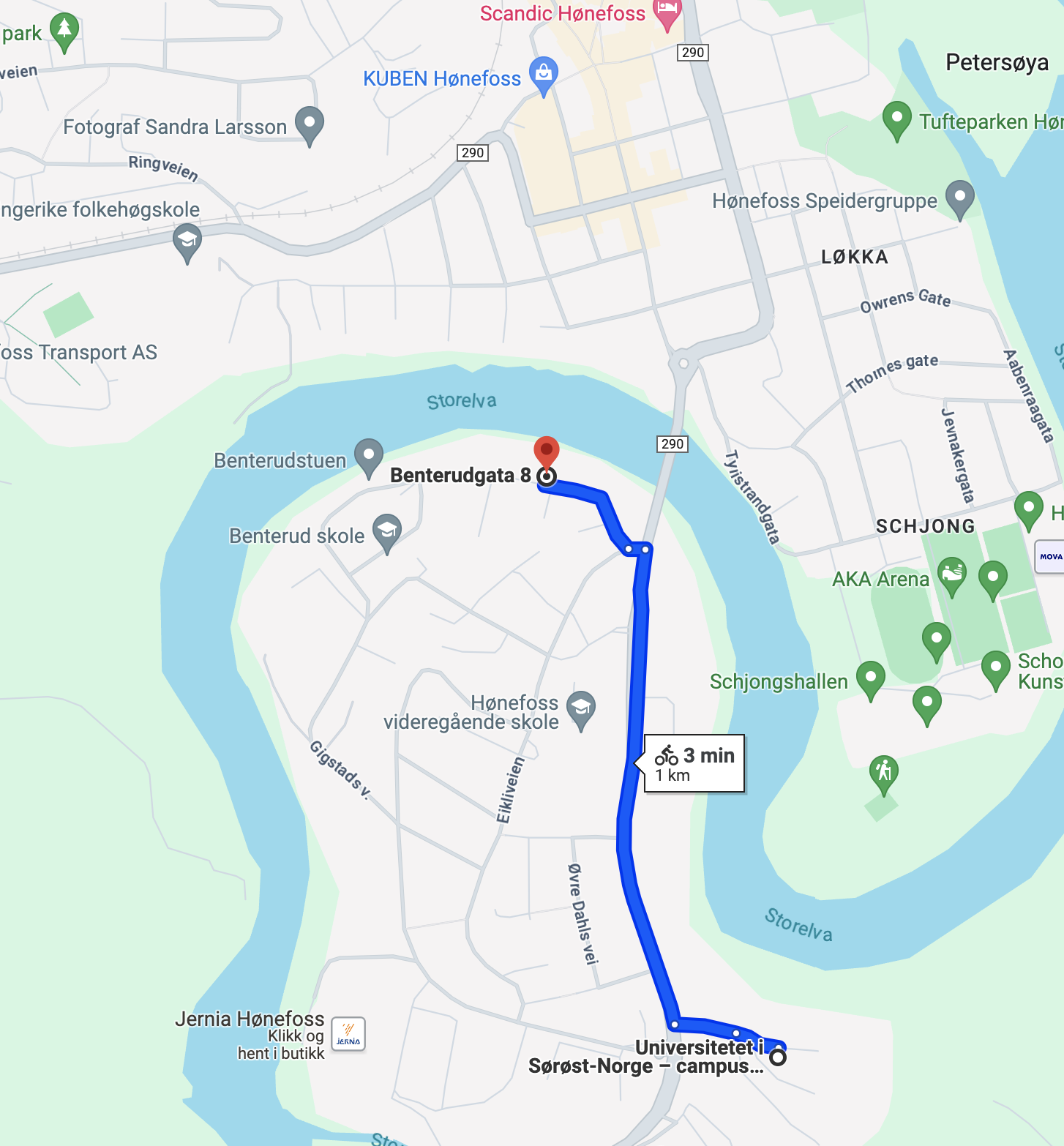 1km til USN Galleribilde