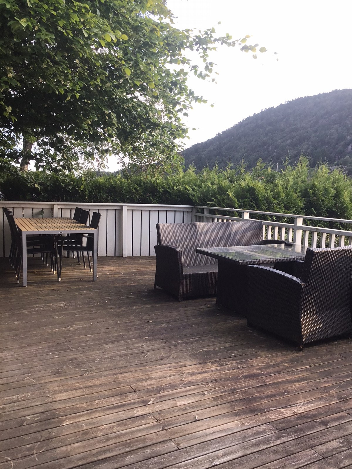 Terrasse kan benyttes ved spesielle anledninger. Galleribilde