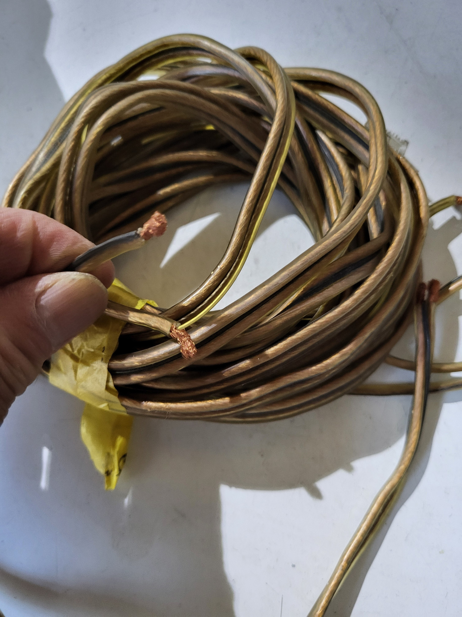 2 x 4 meter Vintage Lautsprecherkabel Monitor Cobra Cable