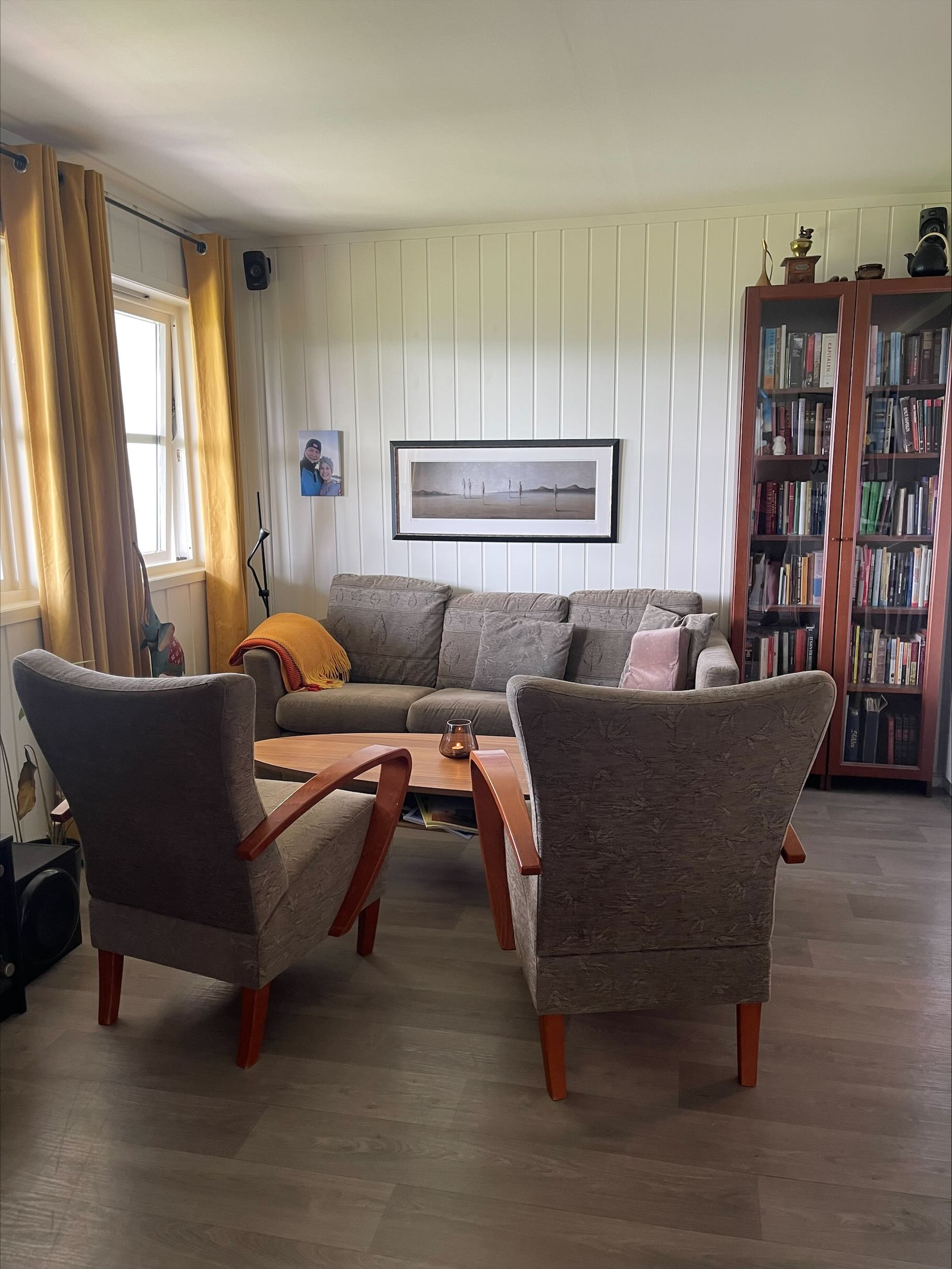 Stue møblert Galleribilde