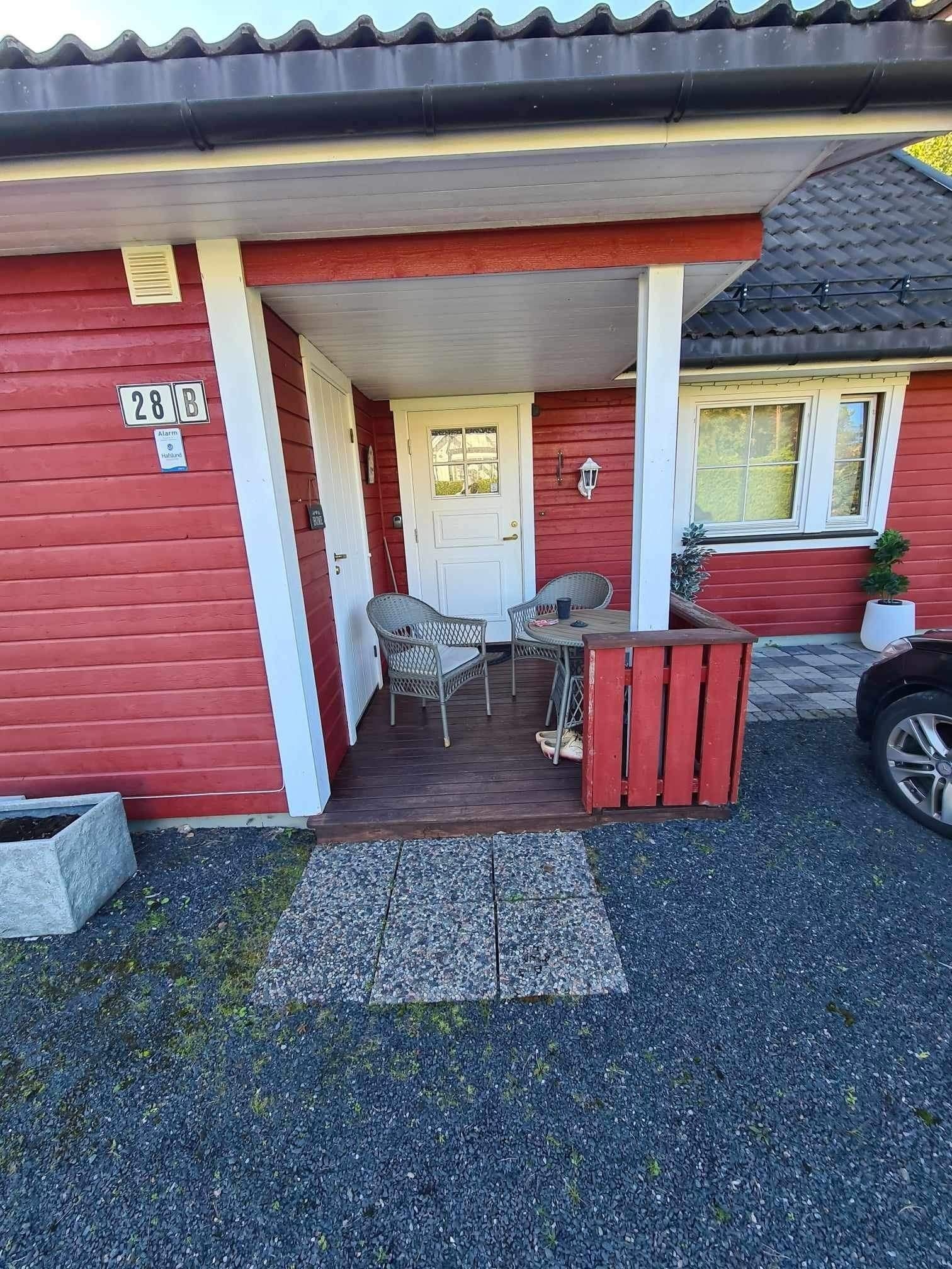 Veranda ved inngangspartiet Galleribilde