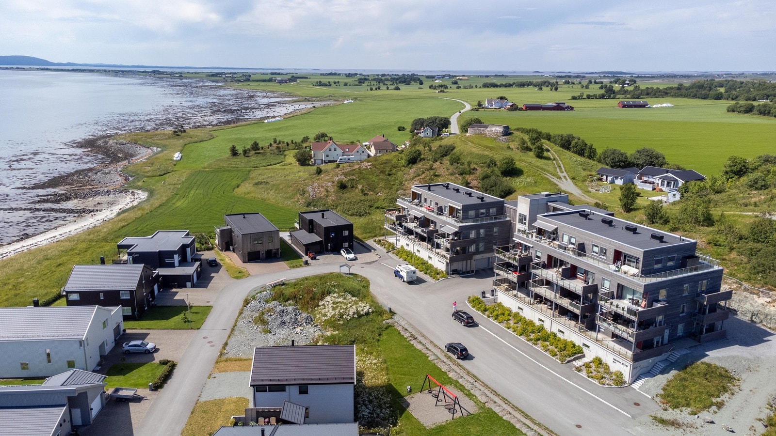 Dronebilde Galleribilde