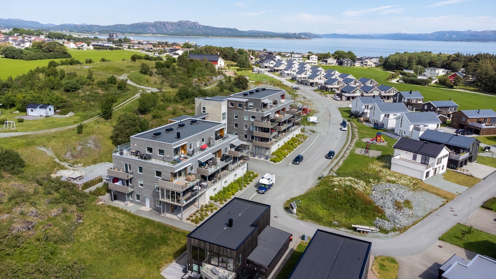 Dronebilde Galleribilde