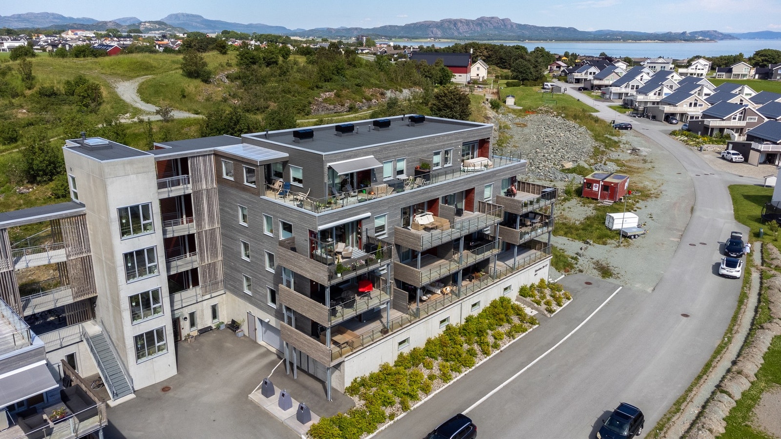 Dronebilde Galleribilde