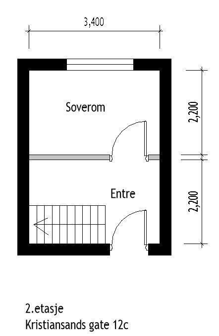 Planskisse 2.etasje Galleribilde