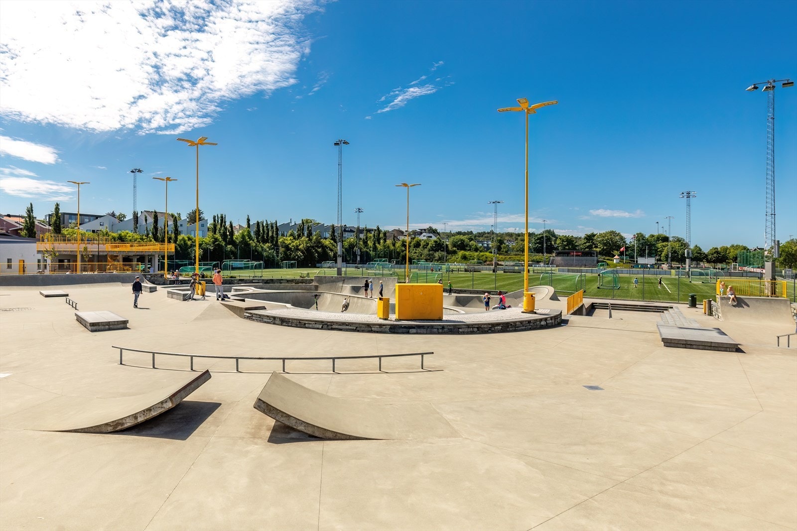 Tasta Skatepark ligger også like ved. Galleribilde